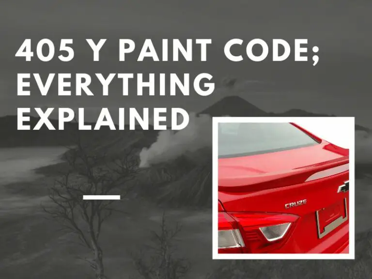 405 y Paint Code; Everything Explained