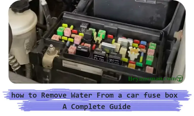 How to Remove Water in the Car Fuse Box